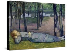 Madeleine in the Bois D'Amour, 1888-Emile Bernard-Stretched Canvas