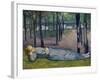 Madeleine in the Bois D'Amour, 1888-Emile Bernard-Framed Giclee Print