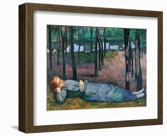 Madeleine in the Bois d'Amour-Emile Bernard-Framed Art Print