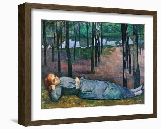 Madeleine in the Bois d'Amour-Emile Bernard-Framed Art Print