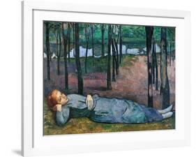 Madeleine in the Bois d'Amour-Emile Bernard-Framed Art Print