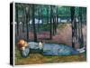 Madeleine in the Bois dAmour, by Emile Bernard,-Emile Bernard-Stretched Canvas