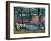 Madeleine in the Bois dAmour, by Emile Bernard,-Emile Bernard-Framed Art Print