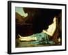 Madeleine in the Desert, C.1874-Jean-Jacques Henner-Framed Giclee Print