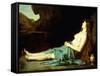 Madeleine in the Desert, C.1874-Jean-Jacques Henner-Framed Stretched Canvas