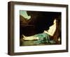 Madeleine in the Desert, C.1874-Jean-Jacques Henner-Framed Giclee Print