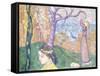 Madeleine in the Wood of Love, 1892-Emile Bernard-Framed Stretched Canvas