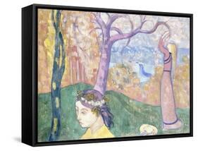 Madeleine in the Wood of Love, 1892-Emile Bernard-Framed Stretched Canvas