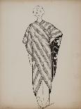 Manteau de fourrure, intérieur doublé façon kimono-Madeleine Vionnet-Giclee Print