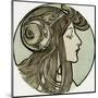 Madeleine-Alphonse Mucha-Mounted Art Print