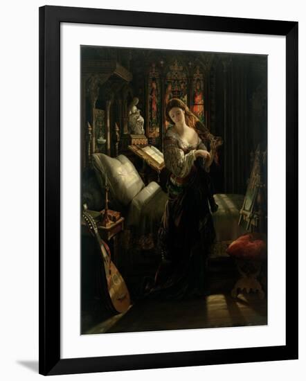 Madeline after Prayer, 1868-Daniel Maclise-Framed Giclee Print