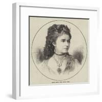 Mademoiselle Albani, Royal Italian Opera-null-Framed Giclee Print