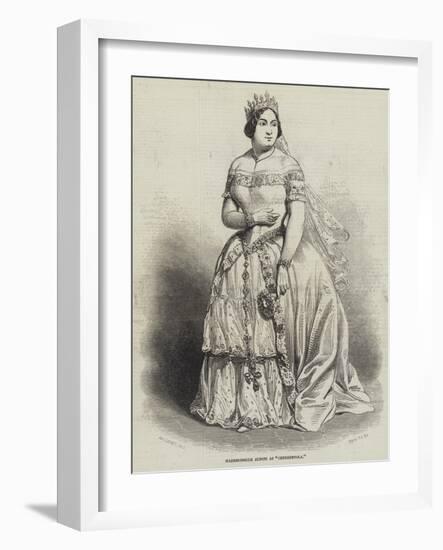 Mademoiselle Alboni as Cenerentola-Charles Baugniet-Framed Giclee Print