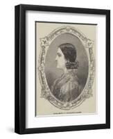 Mademoiselle Alboni, of Her Majesty's Theatre-null-Framed Premium Giclee Print