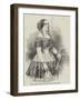 Mademoiselle Angri, of the Royal Italian Opera, Covent-Garden-null-Framed Giclee Print
