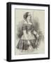 Mademoiselle Angri, of the Royal Italian Opera, Covent-Garden-null-Framed Giclee Print