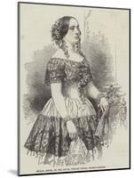 Mademoiselle Angri, of the Royal Italian Opera, Covent-Garden-null-Mounted Giclee Print