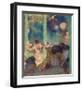 Mademoiselle Becat at the Cafe des Ambassadeurs, 1877-85-Edgar Degas-Framed Premium Giclee Print