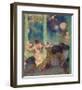 Mademoiselle Becat at the Cafe des Ambassadeurs, 1877-85-Edgar Degas-Framed Premium Giclee Print