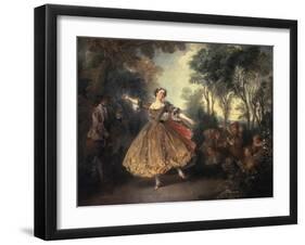 Mademoiselle Camargo Dancing-Nicolas Lancret-Framed Giclee Print