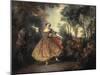 Mademoiselle Camargo Dancing-Nicolas Lancret-Mounted Giclee Print