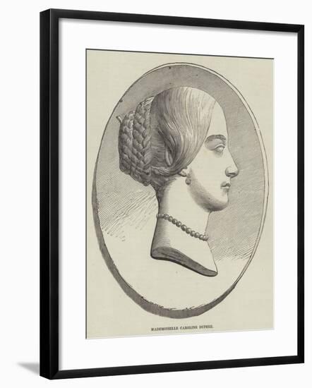 Mademoiselle Caroline Duprez-null-Framed Giclee Print