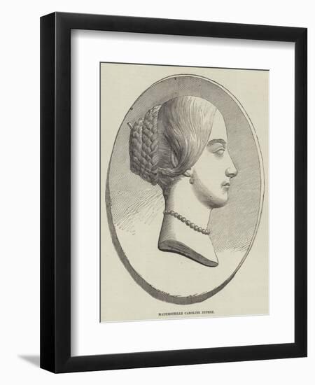 Mademoiselle Caroline Duprez-null-Framed Giclee Print