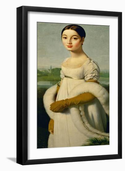 Mademoiselle Caroline Riviere-Jean-Auguste-Dominique Ingres-Framed Giclee Print