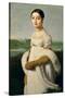 Mademoiselle Caroline Rivière-Jean-Auguste-Dominique Ingres-Stretched Canvas