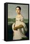 Mademoiselle Caroline Rivière-Jean-Auguste-Dominique Ingres-Framed Stretched Canvas