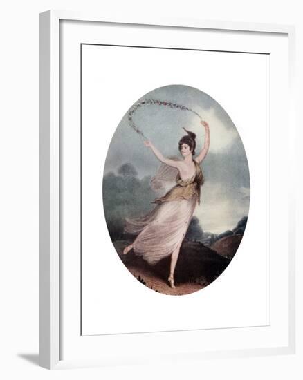 Mademoiselle Celine Parisot, 1799-Charles Turner-Framed Giclee Print