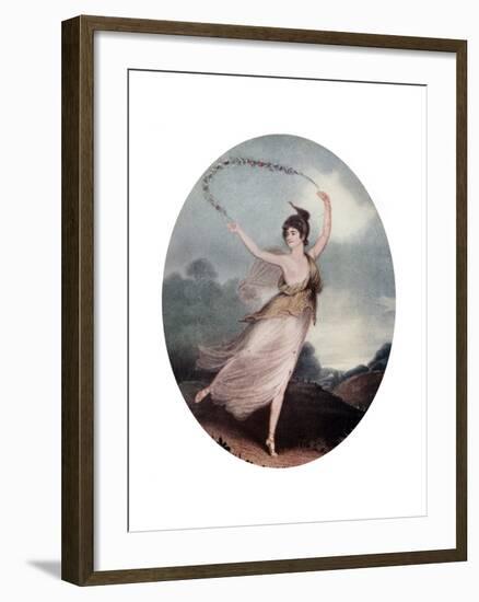 Mademoiselle Celine Parisot, 1799-Charles Turner-Framed Giclee Print