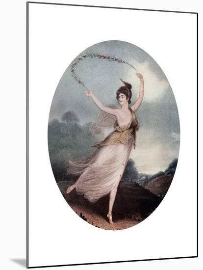 Mademoiselle Celine Parisot, 1799-Charles Turner-Mounted Giclee Print