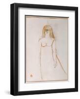 Mademoiselle Cocyte, 1900-Henri de Toulouse-Lautrec-Framed Premium Giclee Print