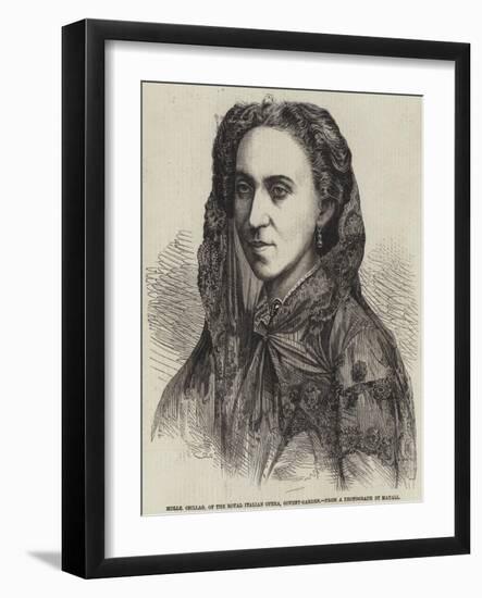 Mademoiselle Csillag, of the Royal Italian Opera, Covent-Garden-null-Framed Giclee Print