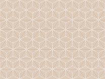 Beige Color Seamless Texture of Cubes. Optical Illusion. Vector Illustration. for Design, Wallpaper-Mademoiselle de Erotic-Art Print