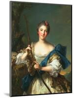 Mademoiselle De Migieu as Diana, 1742-Jean-Marc Nattier-Mounted Giclee Print