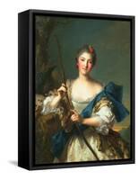Mademoiselle De Migieu as Diana, 1742-Jean-Marc Nattier-Framed Stretched Canvas