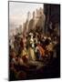 Mademoiselle De Montpensier Entering Orleans During Fronde-Alfred Johannot-Mounted Giclee Print