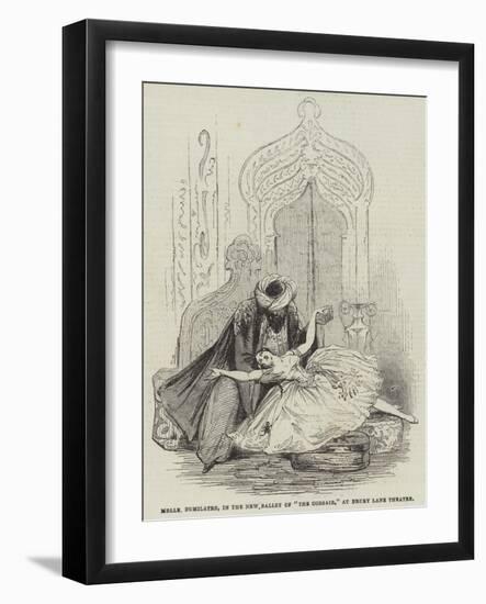 Mademoiselle Dumilatre, in the New Ballet of The Corsair, at Drury Lane Theatre-null-Framed Giclee Print