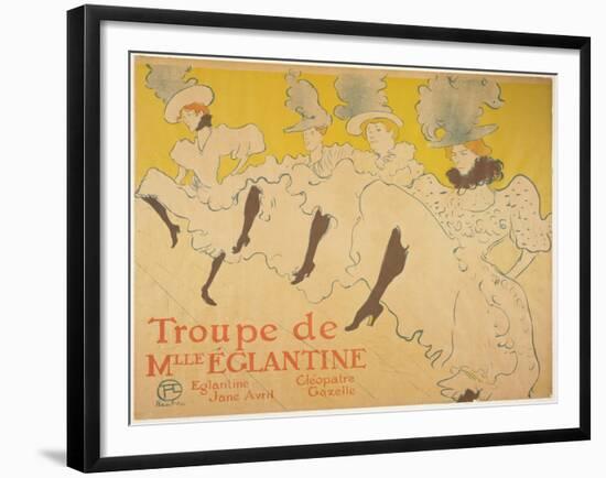 Mademoiselle Eglantines Troupe, 1896-Henri de Toulouse-Lautrec-Framed Giclee Print