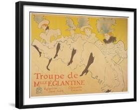 Mademoiselle Eglantines Troupe, 1896-Henri de Toulouse-Lautrec-Framed Giclee Print