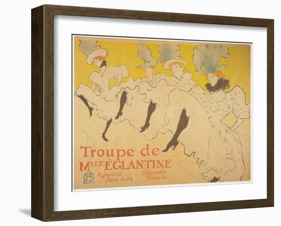 Mademoiselle Eglantines Troupe, 1896-Henri de Toulouse-Lautrec-Framed Giclee Print