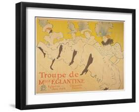 Mademoiselle Eglantines Troupe, 1896-Henri de Toulouse-Lautrec-Framed Giclee Print