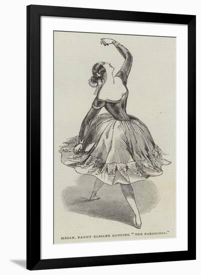 Mademoiselle Fanny Elssler Dancing The Saragossa-null-Framed Giclee Print