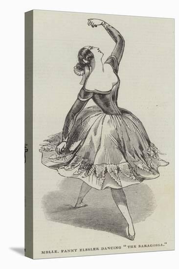 Mademoiselle Fanny Elssler Dancing The Saragossa-null-Stretched Canvas