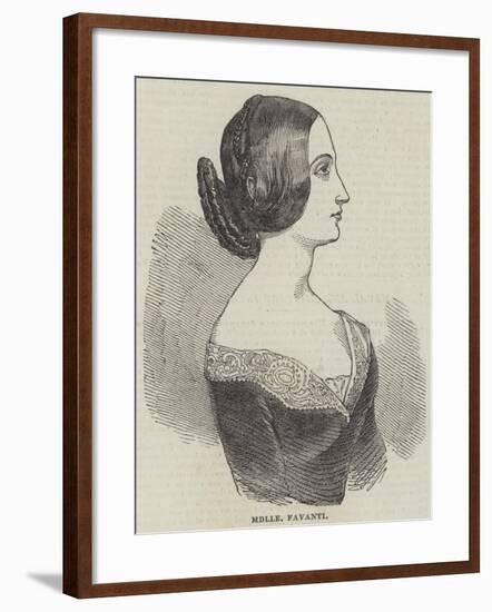 Mademoiselle Favanti-null-Framed Giclee Print