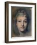 'Mademoiselle Fel', c1756-Maurice-quentin De La Tour-Framed Giclee Print