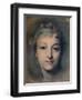 'Mademoiselle Fel', c1756-Maurice-quentin De La Tour-Framed Giclee Print