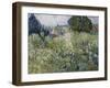 Mademoiselle Gachet in Her Garden at Auvers-Sur-Oise, 1890-Vincent van Gogh-Framed Giclee Print